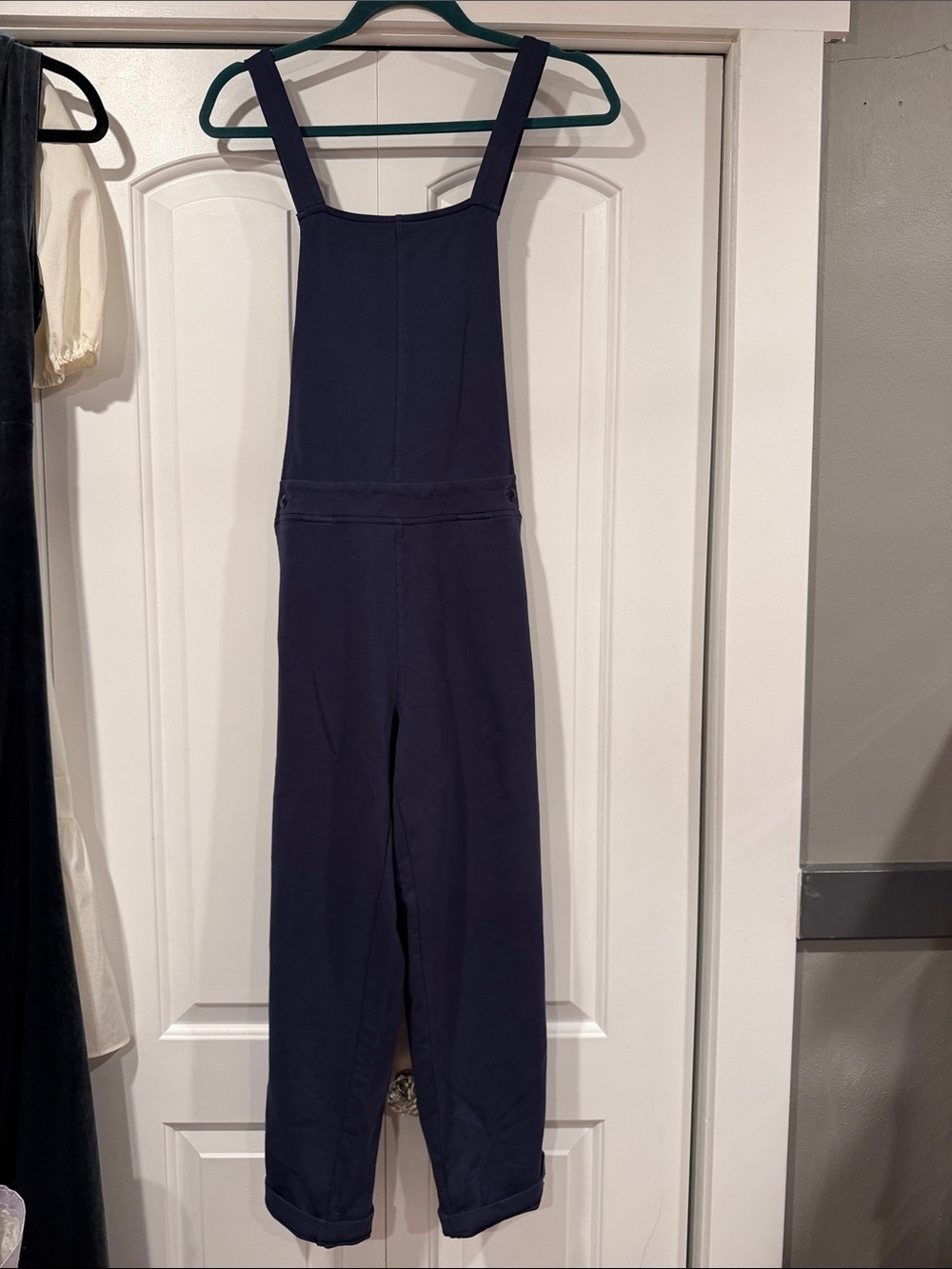 Pact Navy Blue overalls XS NWT